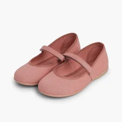 Zapatos Comunión<Pisamonas Merceditas Niña Tela Tira Adherente Fina