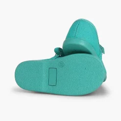 Zapatos Comunión<Pisamonas Merceditas Niña Tela Tira Adherente Fina