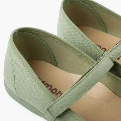 Zapatos Comunión<Pisamonas Merceditas Niña Tela Tira Adherente Fina
