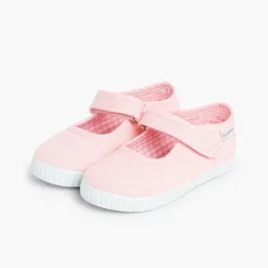 Zapatillas<Pisamonas Merceditas Niña Tira Adherente Suela Tipo Zapatillas