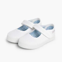 Zapatillas<Pisamonas Merceditas Niña Tira Adherente Suela Tipo Zapatillas