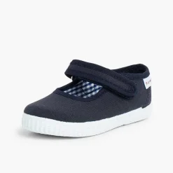 Zapatillas<Pisamonas Merceditas Niña Tira Adherente Suela Tipo Zapatillas