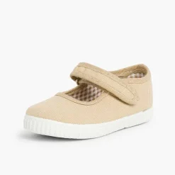 Zapatillas<Pisamonas Merceditas Niña Tira Adherente Suela Tipo Zapatillas