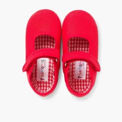 Zapatillas<Pisamonas Merceditas Niña Tira Adherente Suela Tipo Zapatillas
