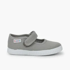 Zapatillas<Pisamonas Merceditas Niña Tira Adherente Suela Tipo Zapatillas