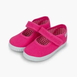 Zapatillas<Pisamonas Merceditas Niña Tira Adherente Suela Tipo Zapatillas