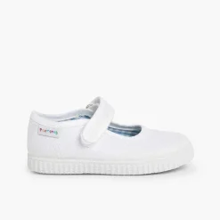 Zapatillas<Pisamonas Merceditas Niña Tira Adherente Suela Tipo Zapatillas