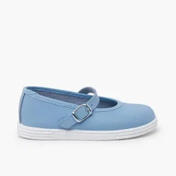 Zapatillas<Pisamonas Merceditas Piel Lavable Hebilla