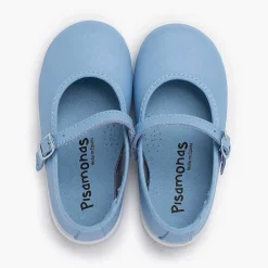 Zapatillas<Pisamonas Merceditas Piel Lavable Hebilla
