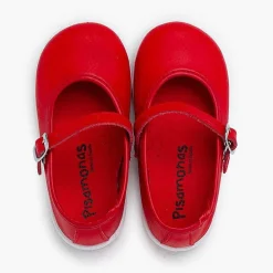 Zapatillas<Pisamonas Merceditas Piel Lavable Hebilla