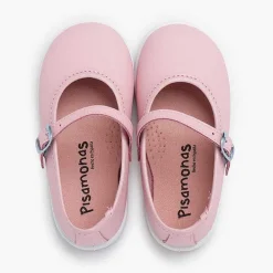 Zapatillas<Pisamonas Merceditas Piel Lavable Hebilla
