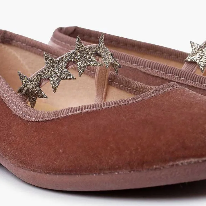 Merceditas Niña<Pisamonas Merceditas Terciopelo Elastico Estrellitas