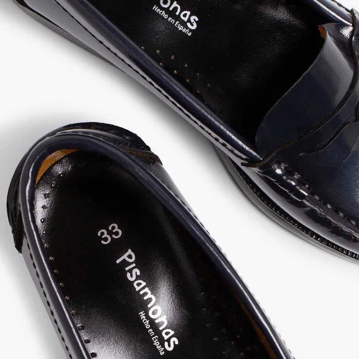 Zapatos Colegiales<Pisamonas Mocasines Niña Colegio Castellanos Piel