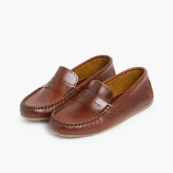 Zapatos Comunión<Pisamonas Mocasines Niño Cuero Antifaz