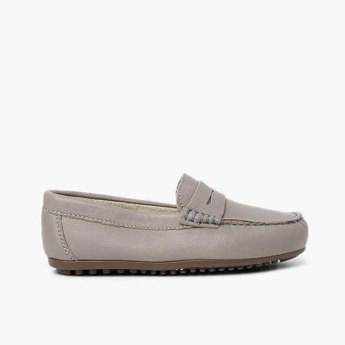 Zapatos Comunión<Pisamonas Mocasines Niño Piel Antifaz