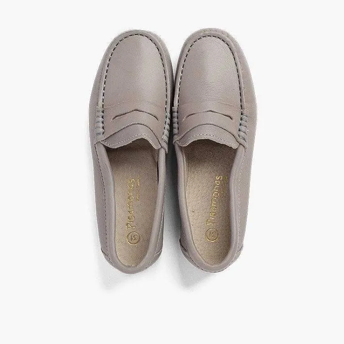 Zapatos Comunión<Pisamonas Mocasines Niño Piel Antifaz