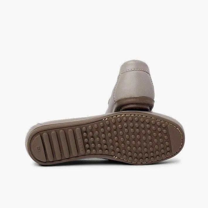 Zapatos Comunión<Pisamonas Mocasines Niño Piel Antifaz