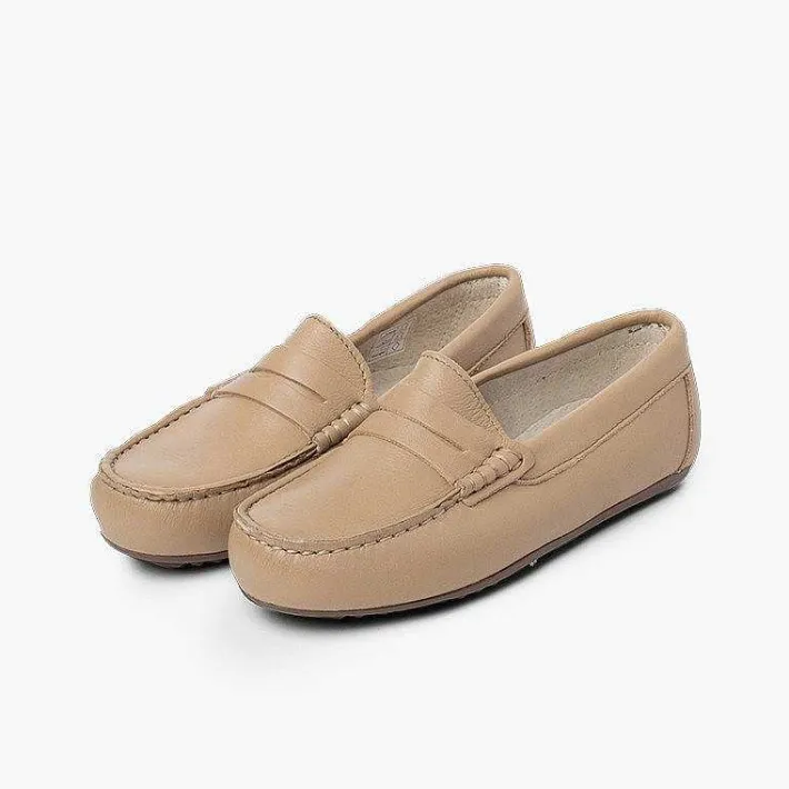 Zapatos Comunión<Pisamonas Mocasines Niño Piel Antifaz