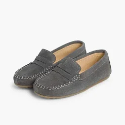 Zapatos Comunión<Pisamonas Mocasines Niño Serraje Antifaz