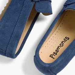 Zapatos Comunión<Pisamonas Mocasines Niño Serraje Antifaz