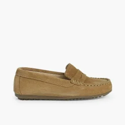 Zapatos Comunión<Pisamonas Mocasines Niño Serraje Antifaz