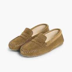 Zapatos Comunión<Pisamonas Mocasines Niño Serraje Antifaz