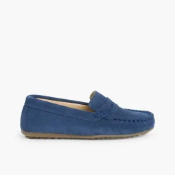 Zapatos Comunión<Pisamonas Mocasines Niño Serraje Antifaz