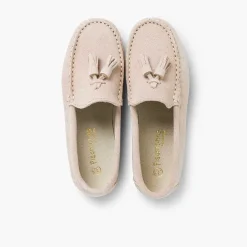 Zapatos Comunión<Pisamonas Mocasines Niño Serraje Con Borlas
