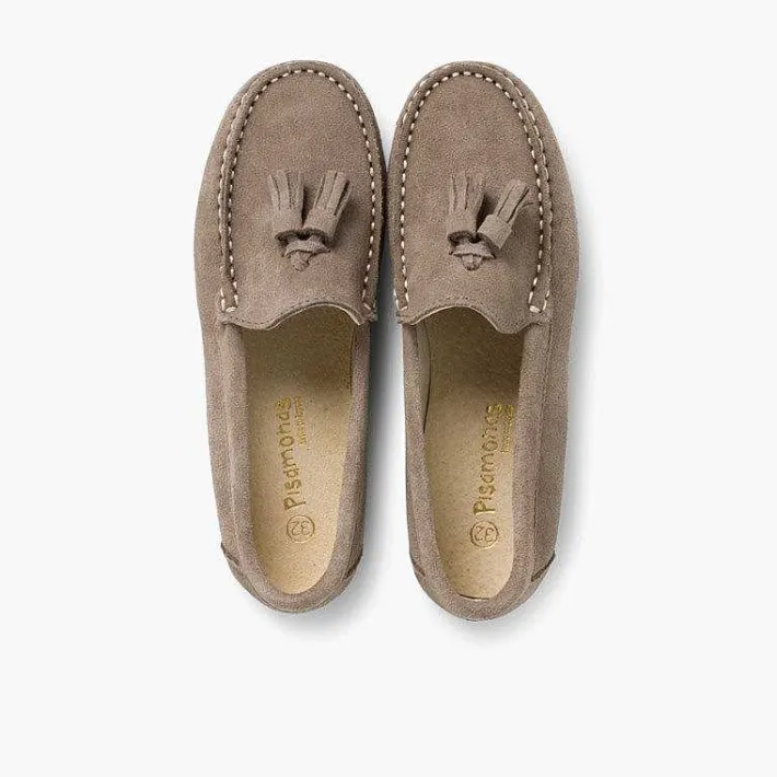 Zapatos Comunión<Pisamonas Mocasines Niño Serraje Con Borlas