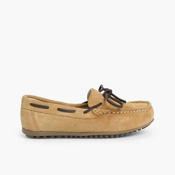 Mocasines<Pisamonas Mocasines Niño Serraje Lazo Pasado