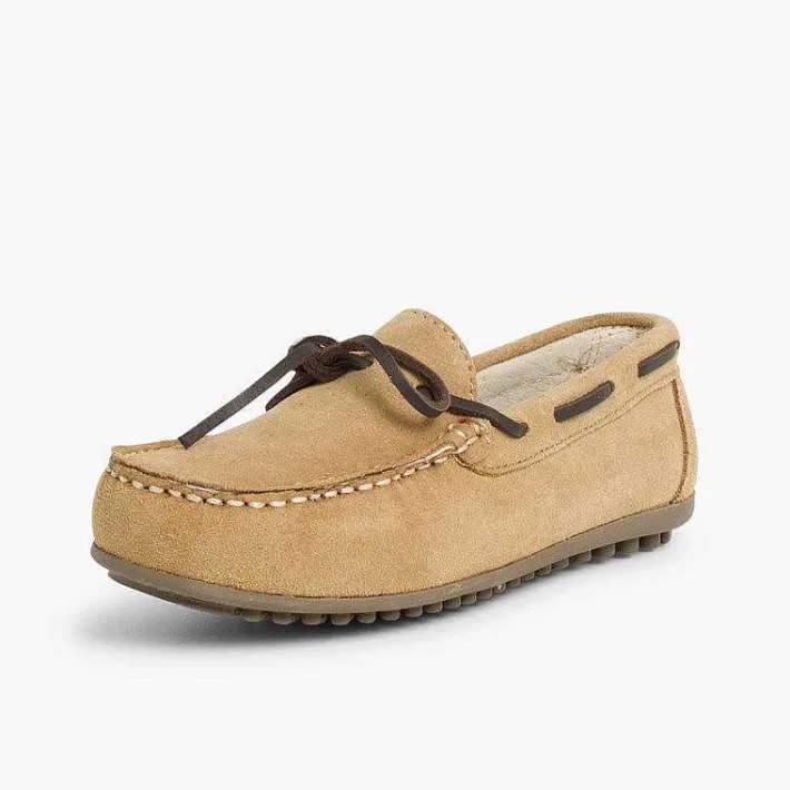 Mocasines<Pisamonas Mocasines Niño Serraje Lazo Pasado