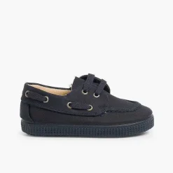 Náuticos<Pisamonas Mocasines Náuticos Lona Encerada Con Cordones