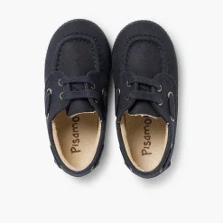 Náuticos<Pisamonas Mocasines Náuticos Lona Encerada Con Cordones
