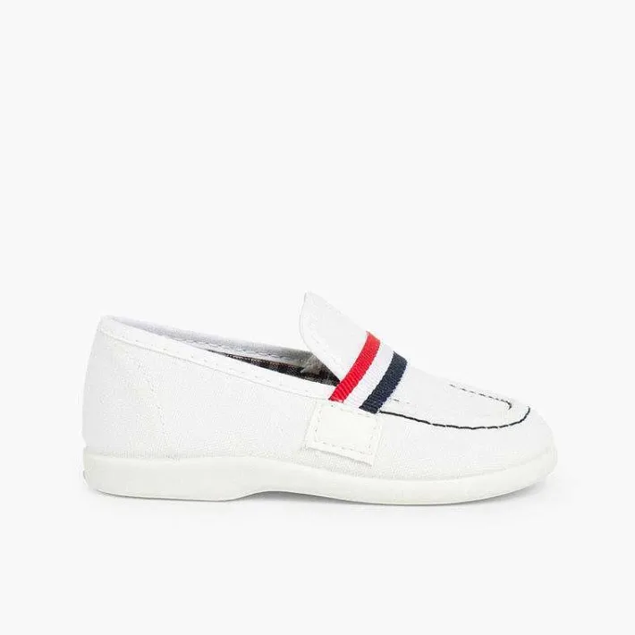 Mocasines<Pisamonas Mocasines Tela Niños Bandera