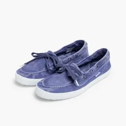 Mocasines<Pisamonas Náuticos De Lona Con Suela Blanca