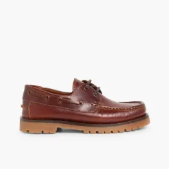 Zapatos Colegiales<Pisamonas Náuticos Niño Cordones