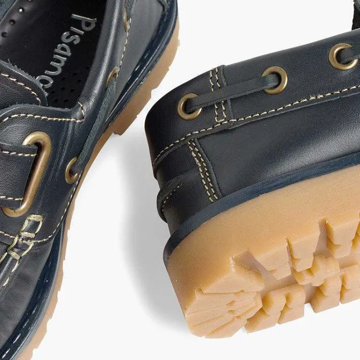 Zapatos Colegiales<Pisamonas Náuticos Niño Tira Adherente