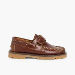 Zapatos Colegiales<Pisamonas Náuticos Niño Tira Adherente
