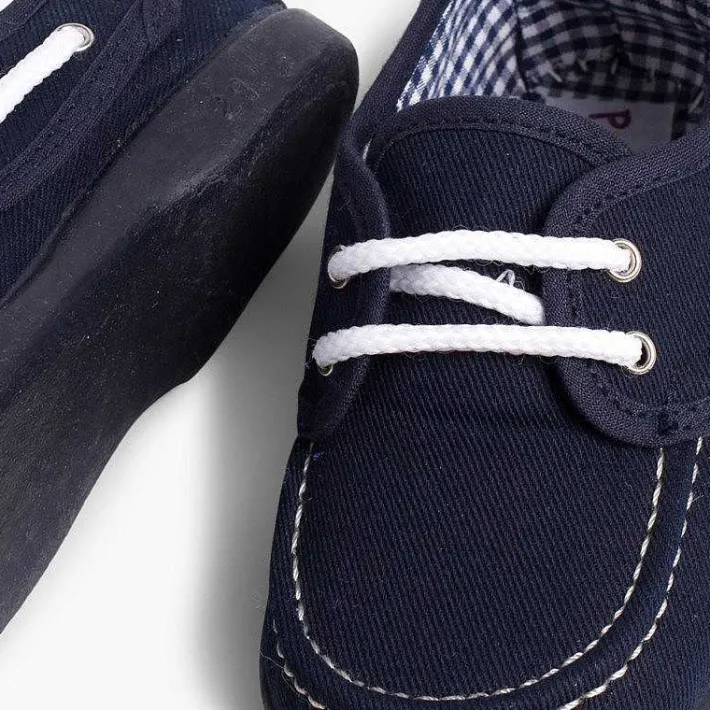 Náuticos<Pisamonas Náuticos Tela Cordones Niño