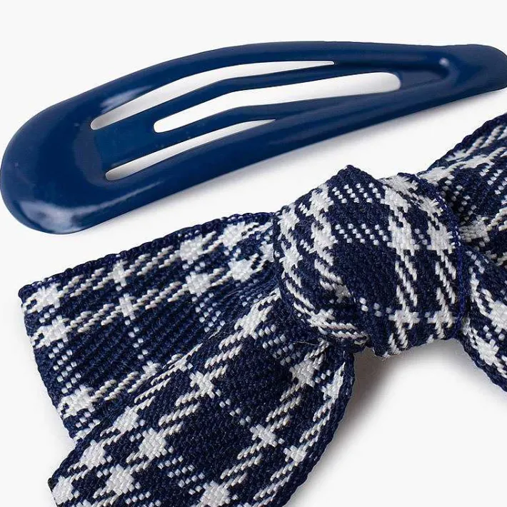 Para El Pelo<Pisamonas Pack Horquillas Y Lazo Pico Pato Tartan