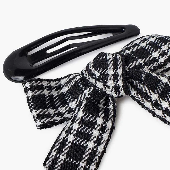 Para El Pelo<Pisamonas Pack Horquillas Y Lazo Pico Pato Tartan