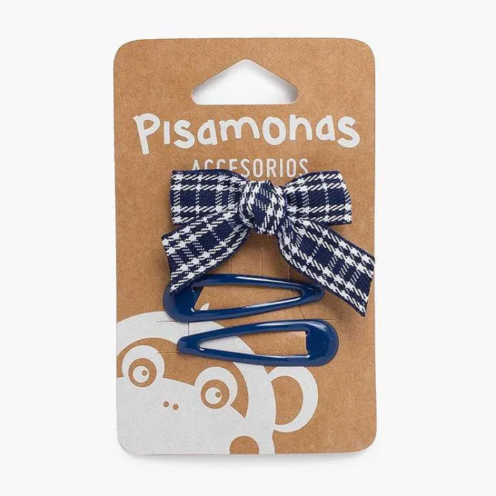 Para El Pelo<Pisamonas Pack Horquillas Y Lazo Pico Pato Tartan