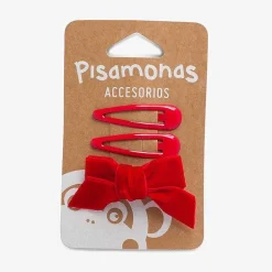 Para El Pelo<Pisamonas Pack Horquillas Y Lazo Pico Pato Terciopelo