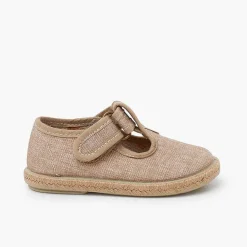 Zapatos Comunión<Pisamonas Pepitos Algodon Ecologico Suela Yute