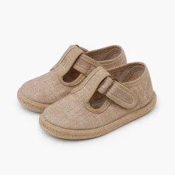 Zapatos Comunión<Pisamonas Pepitos Algodon Ecologico Suela Yute