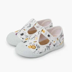 Zapatillas<Pisamonas Pepitos Estampado Puntera Goma Cierre Adherente Color Animales