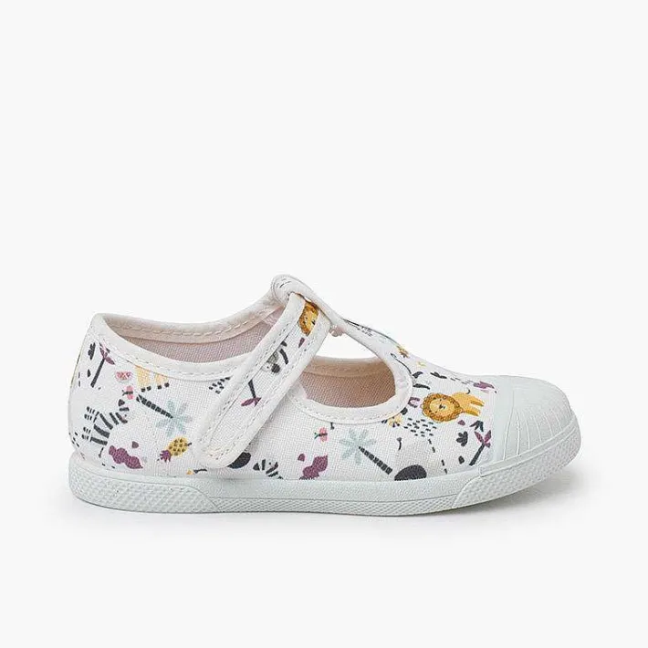 Zapatillas<Pisamonas Pepitos Estampado Puntera Goma Cierre Adherente Color Animales