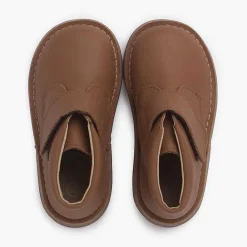 Zapatos Colegiales<Pisamonas Pisacacas Piel Botas Colegio Con Cinta Adhesiva