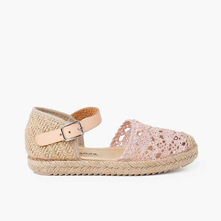 Sandalias<Pisamonas Sandalia Alpargata Macrame Niña Con Hebilla