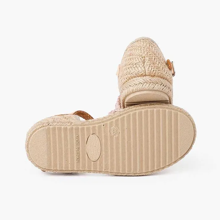 Sandalias<Pisamonas Sandalia Alpargata Macrame Niña Con Hebilla